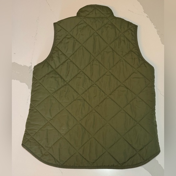 J. Crew Mercantile Quilted Puffy Vest Size M - Picture 2 of 9